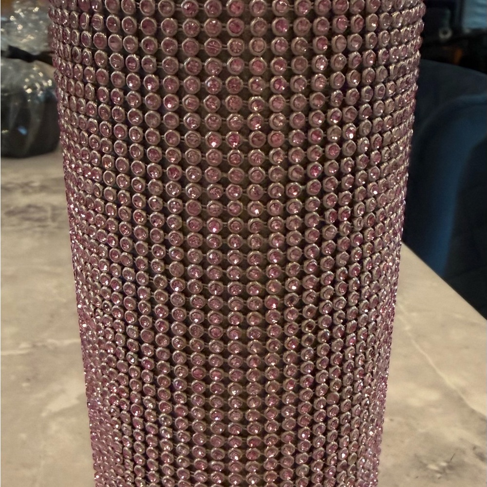Pink Rhinestone Tumbler